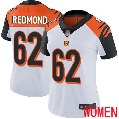 Cincinnati Bengals Limited White Women Alex Redmond Road Jersey NFL Footballl #62 Vapor Untouchable